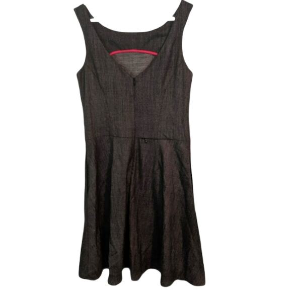 Telaio Everyday Bike Dress Gray Sleeveless A Line Wool Made in Seattle Pockets - Picture 3 of 12